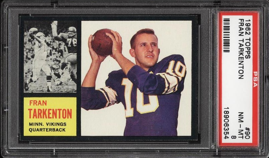 Most Valuable Fran Tarkenton Football Cards