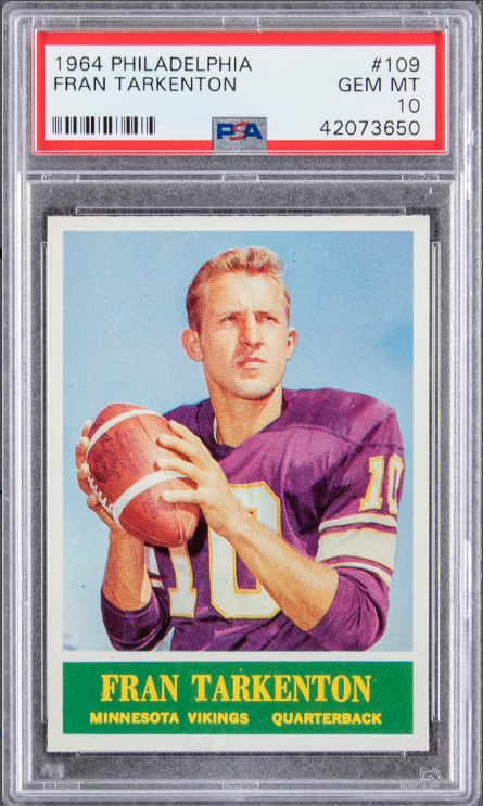 1964 Philadelphia Fran Tarkenton Rookie Card