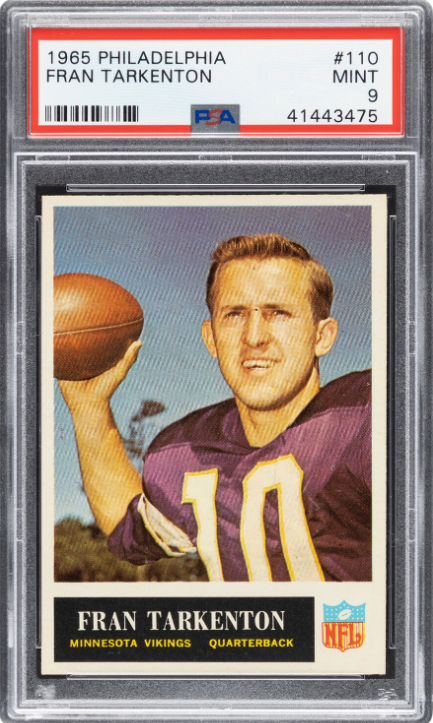 1965 Philadelphia Fran Tarkenton Rookie Card