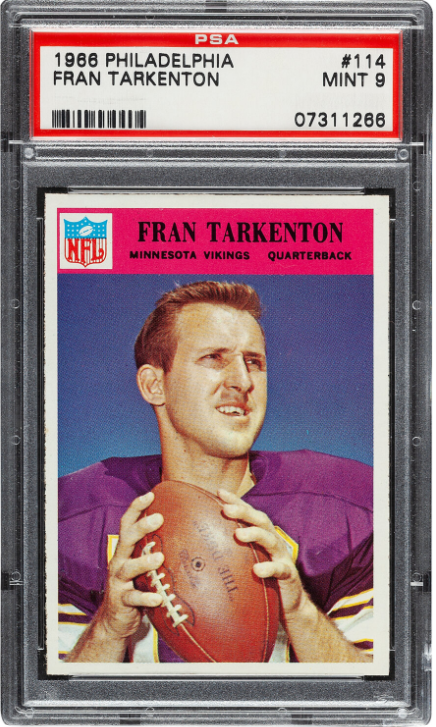 1966 Philadelphia Fran Tarkenton Rookie Card