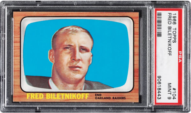 1966 Topps Fred Biletnikoff Rookie Card