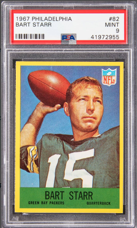 1967 Philadelphia Bart Starr Rookie Card