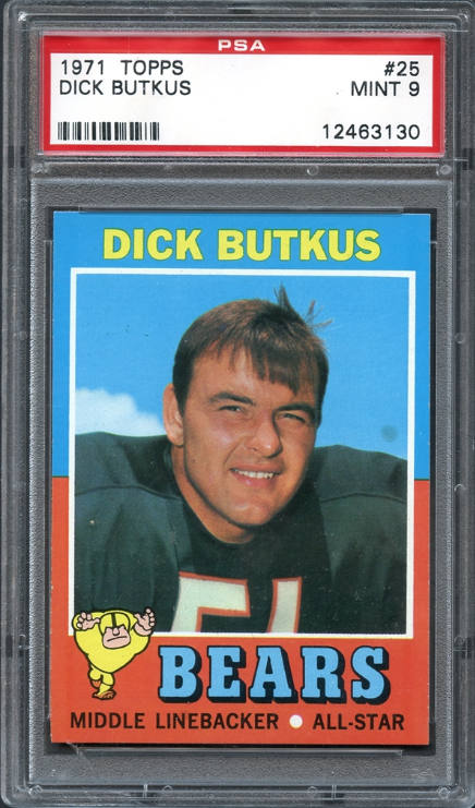 1971 Topps Dick Butkus Rookie Card