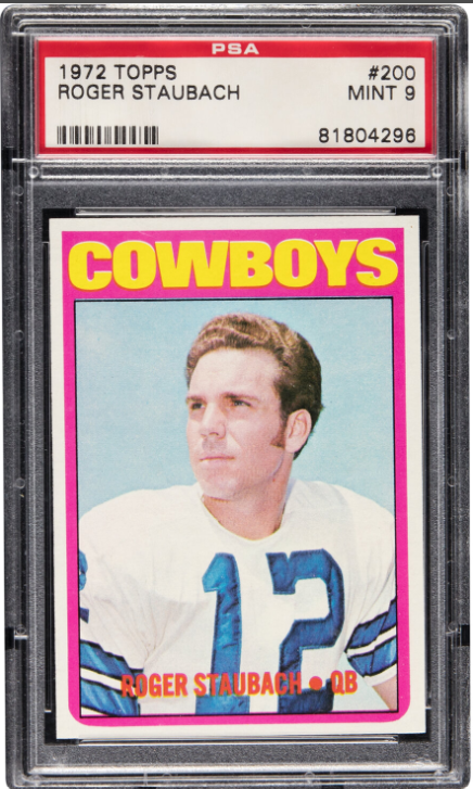 Most Valuable Roger Staubach Football Cards