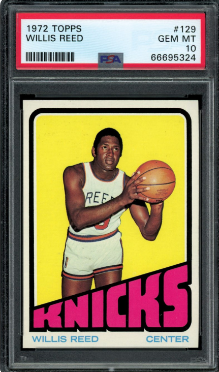 1972 Topps Willis Reed Rookie Card