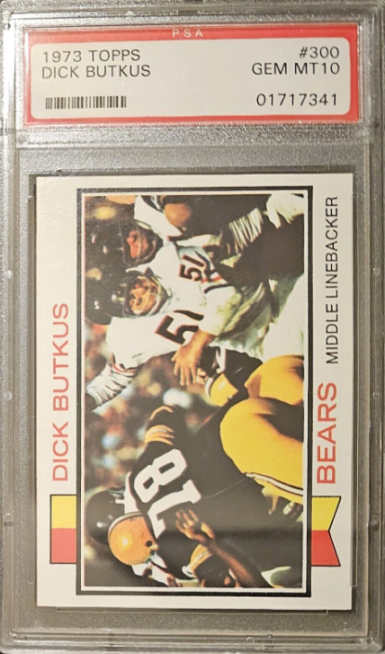 1973 Topps Dick Butkus Bears Rookie Card