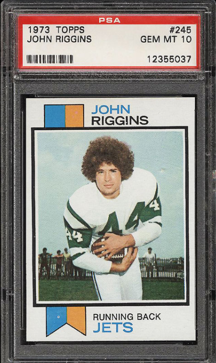 1973 Topps Football John Riggins Rookie Card