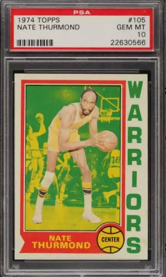 1974 Topps Basketball Nate Thurmond Rookie Card