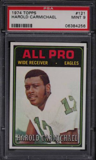 Most Valuable Harold Carmichael Football Cards