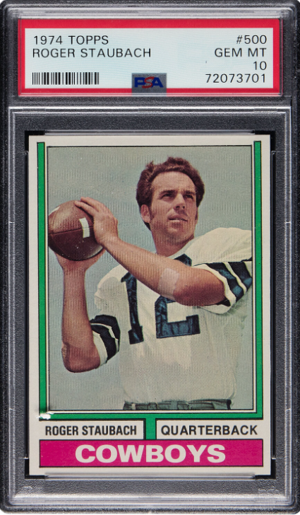 1974 Topps Roger Staubach Rookie Card