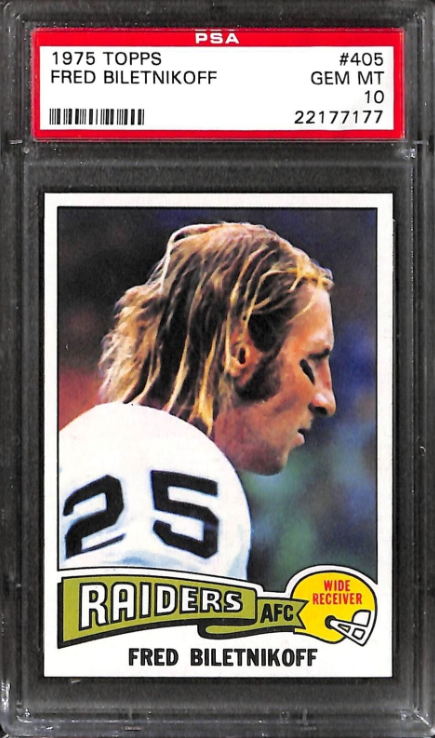 1975 Topps FRED BILETNIKOFF Rookie Card