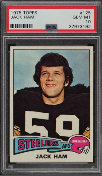 1975 Topps Football Jack Ham Rookie Crad