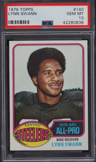 1976 Topps Football Lynn Swann Roookie Card