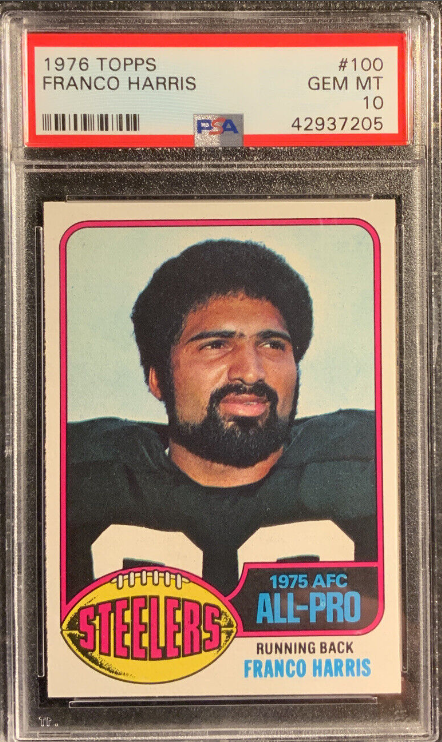 1976 Topps Franco Harris Rookie Card