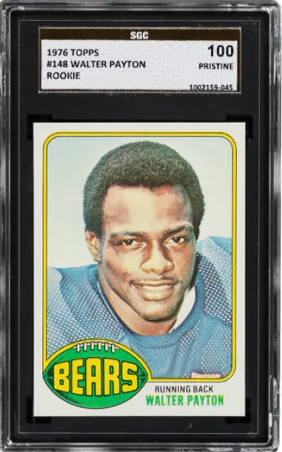 Most Valuable Walter Payton Football Cards