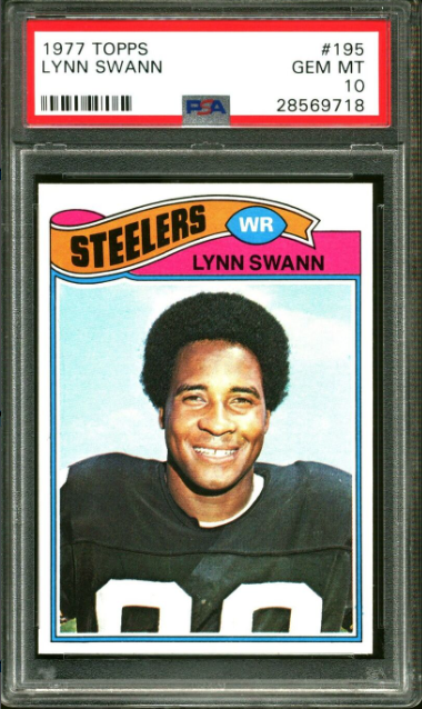 1977 Topps Lynn Swann Steelers Hof Rookie Card