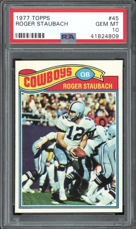 1977 Topps Roger Staubach Rookie Card