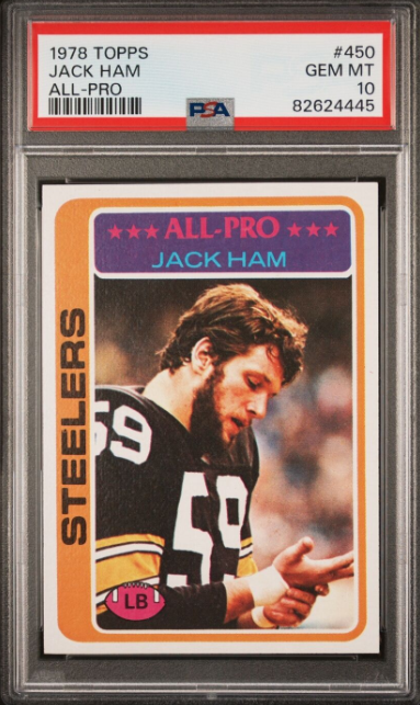 1978 Topps All-Pro Jack Ham Steelers Hof Rookie Card