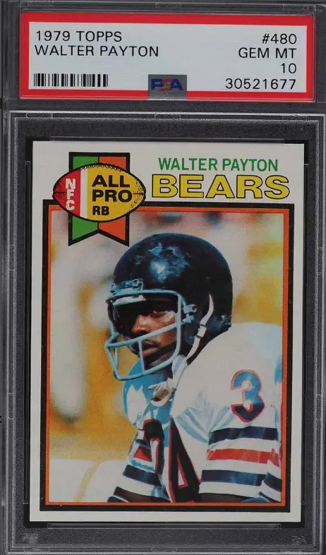 1979 Topps Football Walter Payton ALL-PRO Rookie Card