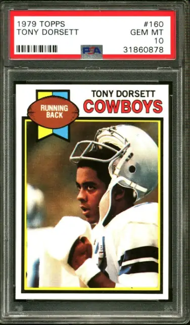 1979 Topps Tony Dorsett Cowboys Hof Rookie Card