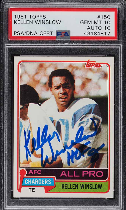 Most Valuable Kellen Winslow Football Cards