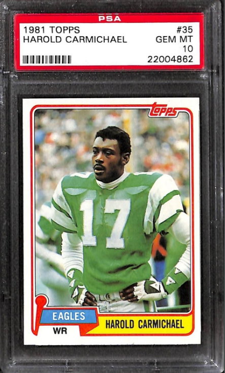 1981 Topps Harold Carmichael Rookie Card