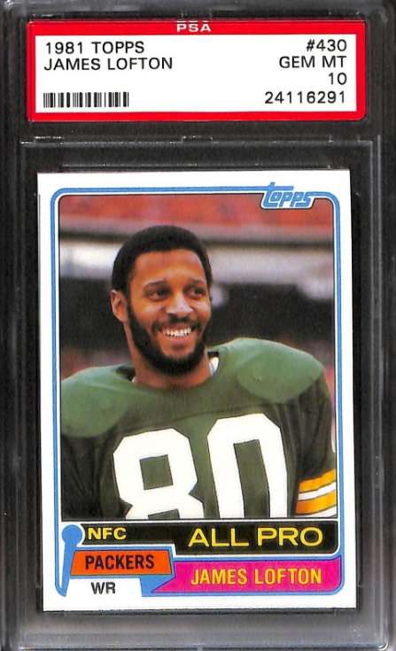 1981 Topps James Lofton Rookie Card