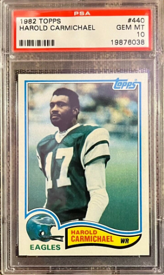 1982 Topps Harold Carmichael Philadelphia Eagles Hof Rare Rookie Card