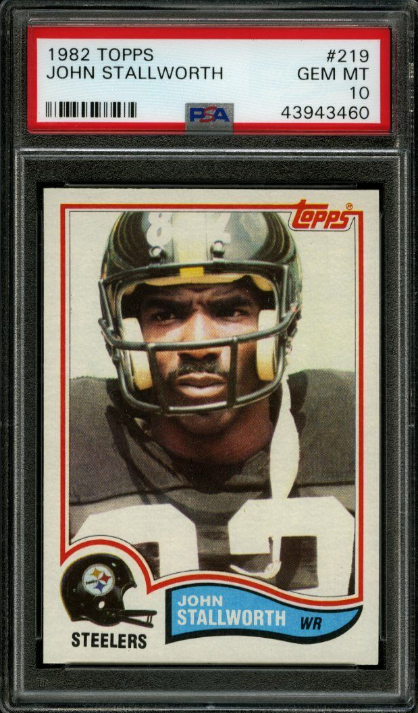 1982 Topps John Stallworth Steelers Rookie Card