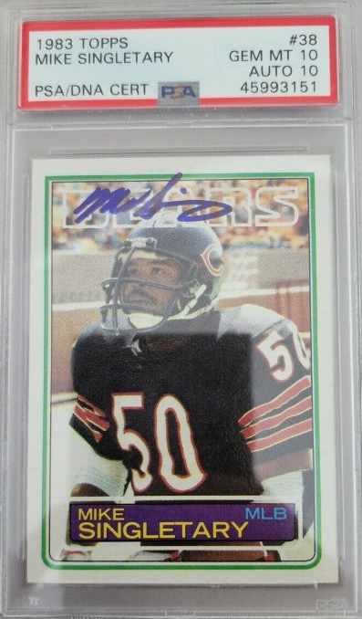 Most Valuable Mike Singletary Football Cards