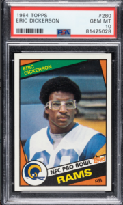 10 Most Valuable Eric Dickerson Football Cards