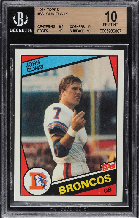 Most Valuable John Elway Football Cards