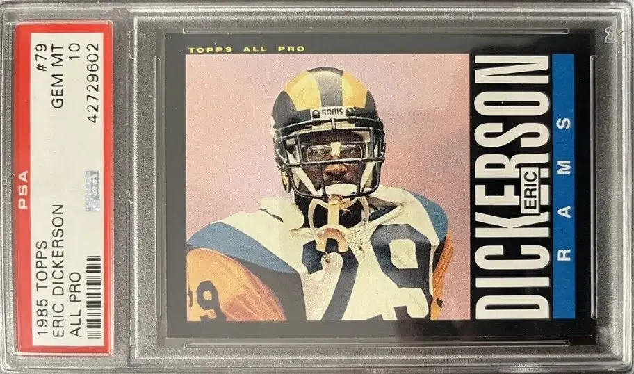 1985 Topps Eric Dickerson Rookie Card