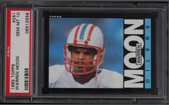 Most Valuable Warren Moon Football Cards