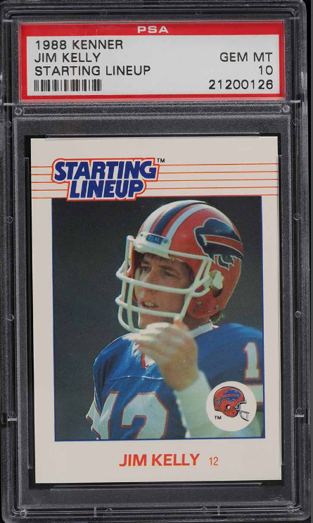 1988 Kenner Starting Lineup Jim Kelly Rookie Card