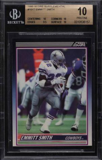 1990 Score Supplemental Emmitt Smith Rookie Rc