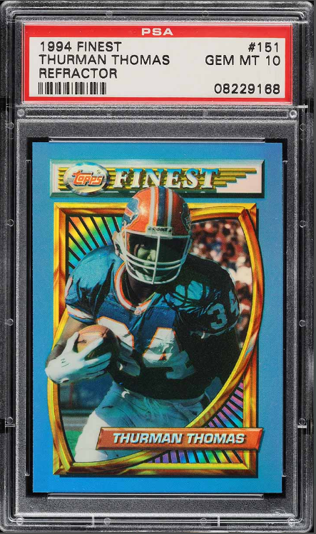 1994 Finest Refractor Thurman Thomas Rookie Card