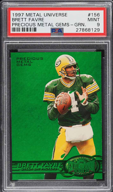 Most Valuable Brett Favre Football Cards