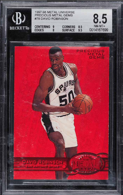 Most Valuable David Robinson Basketball Cards