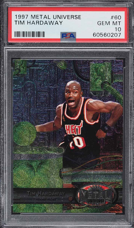 1997 Metal Universe Tim Hardaway Rookie Card