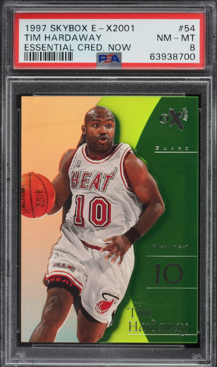 1997 Skybox E-X2001 Essential Credentials Now Tim Hardaway Rookie Card