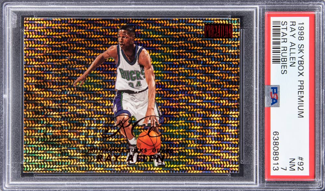 1998-99 SkyBox Premium Star Rubies Ray Allen Rookie Card