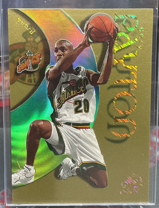 1998-99 Skybox E-X Century Gary Payton Essential Credentials Rookie Card