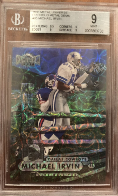 Most Valuable Michael Irvin Football Cards