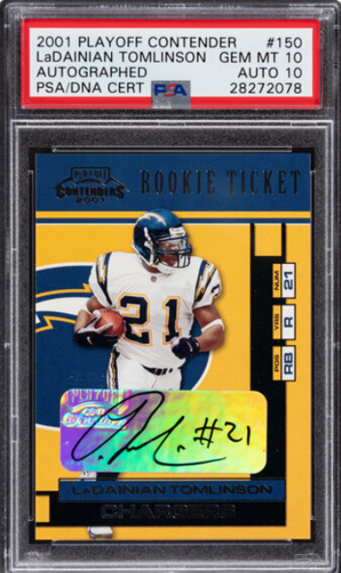 Most Valuable LaDainian Tomlinson Football Cards