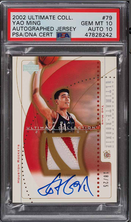 Most Valuable Yao Ming Basketball Cards