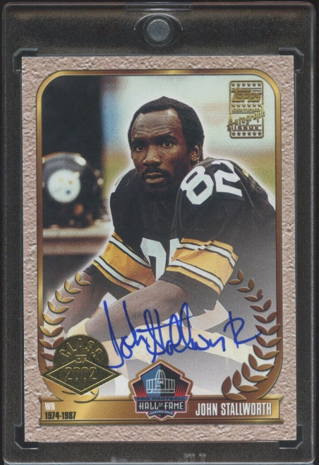 2003 Topps John Stallworth Hall of Fame Auto SP Class of 2003 Rare Steelers Hof Rookie Card