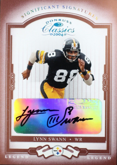 2004 Donruss Classics Significant Signatures Lynn Swann Auto Autograph Rookie Card