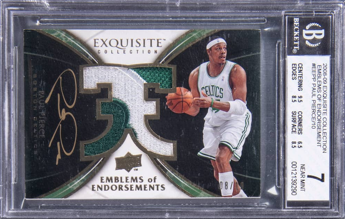 Most Valuable Paul Pierce Basketball Cards