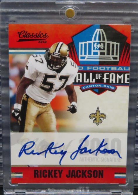 2010 Panini Classics Rickey Jackson Hall of Fame Signatures Auto